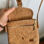 Kacaus Cork Crossbody Bag Small Gold Buckle Flap Shoulder Purse Tan Photo 4