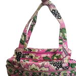 Vera Bradley  Whitney Triple Zip Shoulder Bag  Priscilla Pink Flower Photo 3