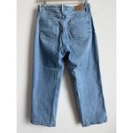 ZARA  Women’s Medium‎ Wash High Rise Wide Leg Baggy Jeans Blue Denim Size 8 Photo 5