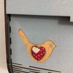 LUVIT Wooden Bird/Heart Gray Cross Body Purse Photo 2