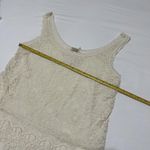 Mossimo Supply Co Ivory Tank Top Crochet Sz M Medium NWT Photo 5