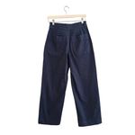 Everlane  The Organic Wide-Leg Pant in Navy 6 Photo 6