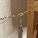 Gold Initial “R” Square Medallion Necklace Photo 1