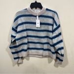 Madewell NWT  Striped Pullover Sweater in Alpaca Blend
Seaspray Multi Stripe XS Photo 6