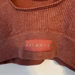 Balance Athletica /Vitality Channel Sports Bra Sunstone Ribbed Removable Pads Photo 4