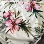 Shade & Shore  High Waist White Cheeky Bikini Bottom Small Photo 3