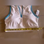 Old Navy  High Waisted Swim Set top M button L white and blue  summer Photo 7
