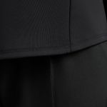 FIGS  Rosa FORMx Slim Crewneck Scrub Top in Black, Size Large Photo 6