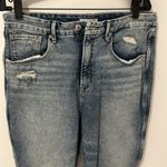 Good American  Good Curve Ripped Repaired Frayed Hem Jeans Photo 3