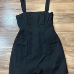 Hutch Anthropologie  Black Double-Breasted Mini Dress Photo 0