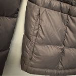 Ralph Lauren women's gray down feather filled puffer jacket size medium Photo 3