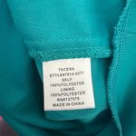 Tacera Turquoise Sleeveless Crochet Dress Photo 7