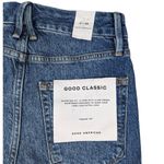 Good American ‎ Good Classic Raw Hem Jeans 0/25 NWT Photo 5