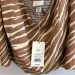 A New Day NWT Linen Blend Cropped Adjustable Animal Print Tank Size XXL Photo 6