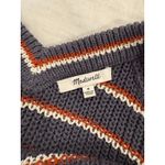 Madewell  Sleeveless Stockton Sweater Tank Top Striped Starry Blue Women's Medium Photo 5