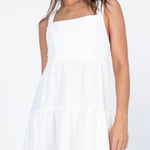 Princess Polly  White Linen Keesha Mini Dress, 6 Photo 0