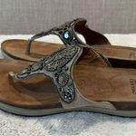 Dansko Women's Pamela Thong Taupe Jewelled Size 41 Photo 0
