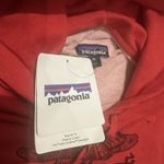 Patagonia Flying Fish Midweight Pullover Hooded Sweatshirt XS Red Gorpcore Hike Photo 3