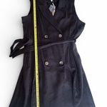 Love Tree  Black Double-Breasted Mini Dress Sz M Photo 3