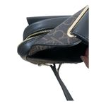 Calvin Klein Mia Backpack Brown Black Logo Women Backpacks Casual Double Zip Photo 6