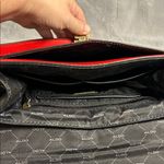 ALDO Red, Black, and Cream Top Handle Purse With Crossbody Strap and Scarf Photo 4