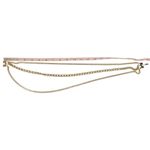 Chunky Gold Tone Curb Cuban Multi Chain Link Layered Necklace Photo 6