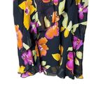 Jones New York Vintage 100% Silk Skirt Layered Sequin Floral Sz 2P Photo 2