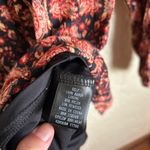 Buckle Black Womens XL long sleeved blouse v neck Red Photo 8