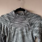 Athleta Women’s Fastest Track Asymmetrical Half Zip Space Dye Cobblestone XS Photo 7