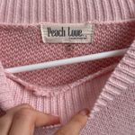 Pink star cropped sweater boutique Size M Photo 1