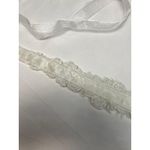 Ivory Beaded Bridal Sash Floral‎ Lace Appliqué 72” White Photo 5