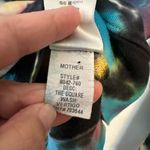 MOTHER The Square Sweatshirt‎ Medium Crewneck Tie Dye Pullover Vertigo Black Blue Size XS Photo 4