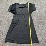 Tea N Rose  Black and Gray Short Sleeve Dress Photo 6