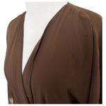 Veiled Nevene Abaya in Espresso Brown Size XXL Photo 3