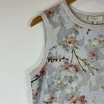 Ted Baker Women’s Gray Pink Floral Oriental Blossom Print Sleeveless Tank Top Photo 6