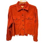 POL  Corduroy Jacket with Raw Hem Photo 0
