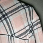 Soft Surroundings pink plaid flannel dress with pockets women’s size XL Photo 7