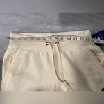 Champion NWT Size XS Power Blend Cream Gold Logo Drawstring Sweatpants Joggers Photo 6