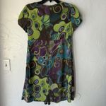 United Colors Of Benetton Dress Womens Medium Abstract Boho Made in Italy Photo 3