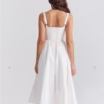 House Of CB Kelly White Midi Corset Dress Photo 5