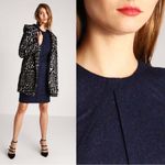 Banana Republic  • Pleated Flannel Dress sleeveless sheath navy blue tweed Photo 3