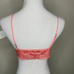 NWT Coral Sheer Mesh Stretch Bralette Sz Large Orange Photo 1