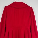 VTG Miss Sixty M60 coat large double breasted peacoat wool blend fit n flare red Photo 4