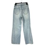 PTCL Ethical Clothing SZ 26 Wide Leg Jeans Light Wash Distressed Hi Photo 3