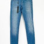 BLANK NYC  Second Skin Skinny Jeans Raw Hem Photo 0