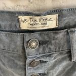 Free People  We The Free slate blue corduroy type skinny button pants 29 Photo 2