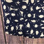 Boden Navy/cream Pattern Pencil Skirt linen blend 6 Blue Photo 1