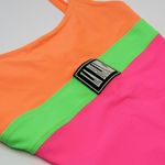 La Blanca Vintage 80s Neon Colorblock One Piece Swimsuit Photo 5