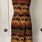 Dress Barn CHEVRON PRINT SHEATH BUSINESS HIGH NECK TIGHT DRESS Photo 0