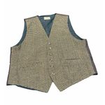 NEW RIVER tapestry fabric Vest size M Green Size M Photo 7